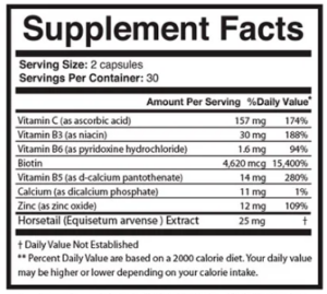 Derma Essential Supplement Ingredients