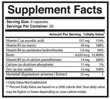 Derma Essential Supplement Ingredients
