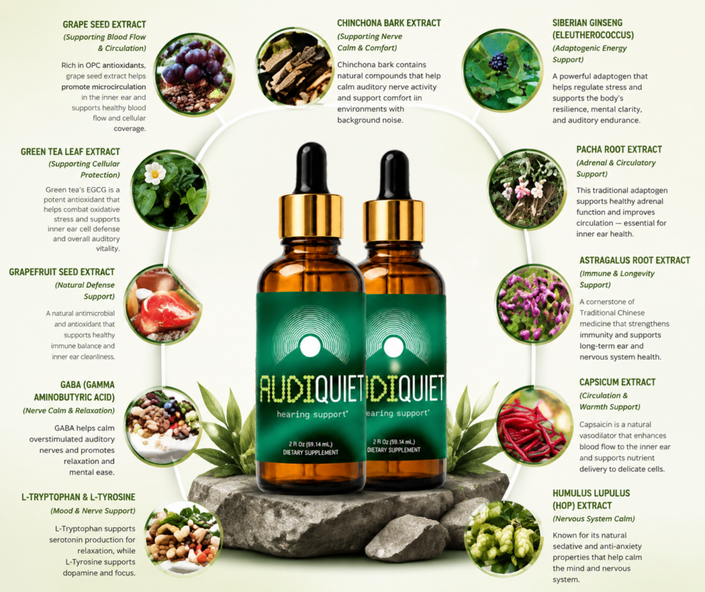AudiQuiet ingredients