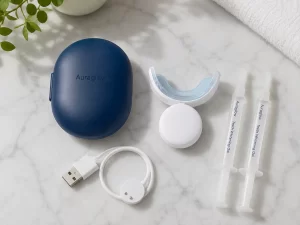 Auraglow Teeth Whitening Kit include