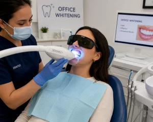 Auraglow Teeth Whitening Kit office