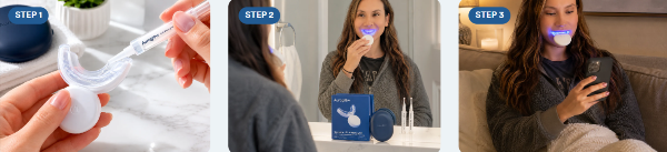 Auraglow Teeth Whitening Kit use
