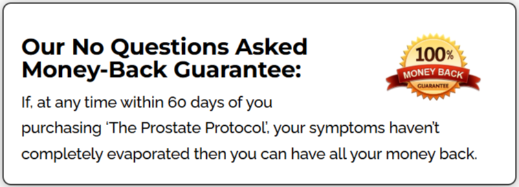 The Prostate Protocol money back