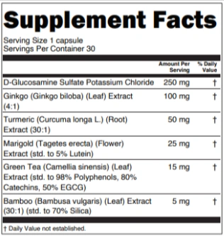 VapoCept Supplement Facts