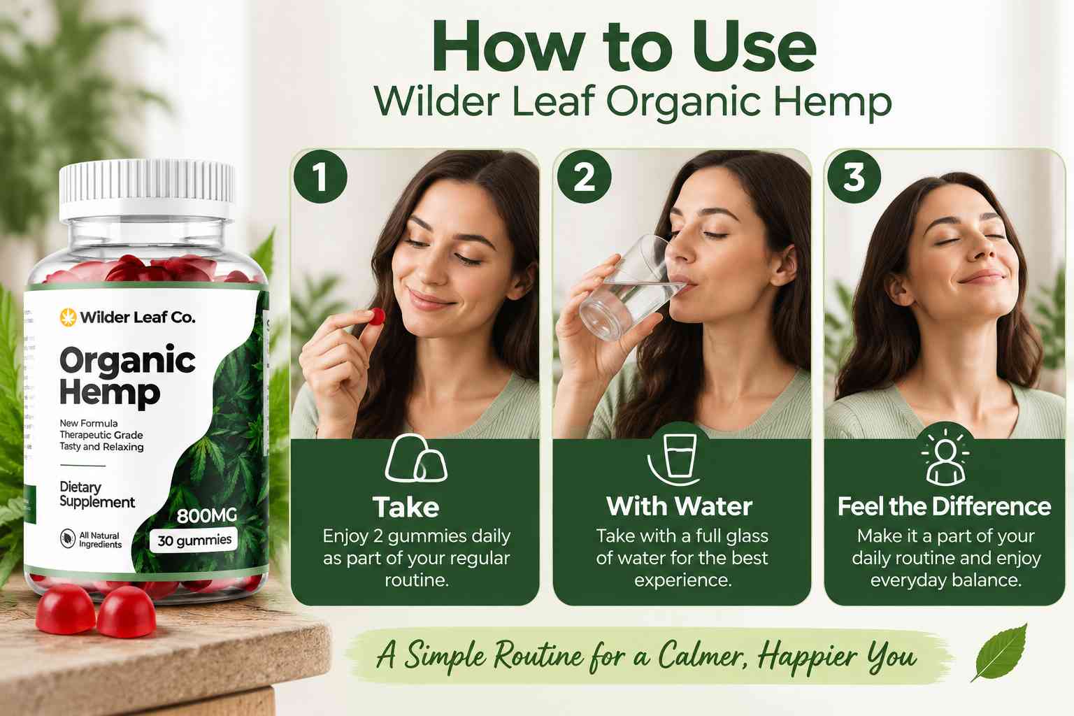 Wilder Leaf Organic Hemp How to use