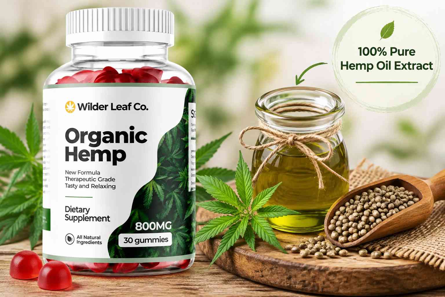 Wilder Leaf Organic Hemp Ingredient