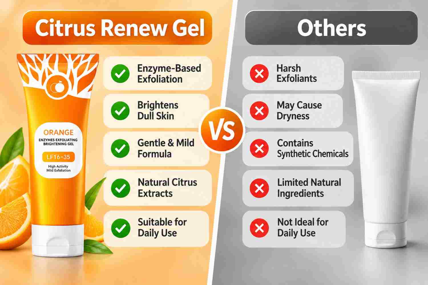Citrus Renew Gel Vs Others.